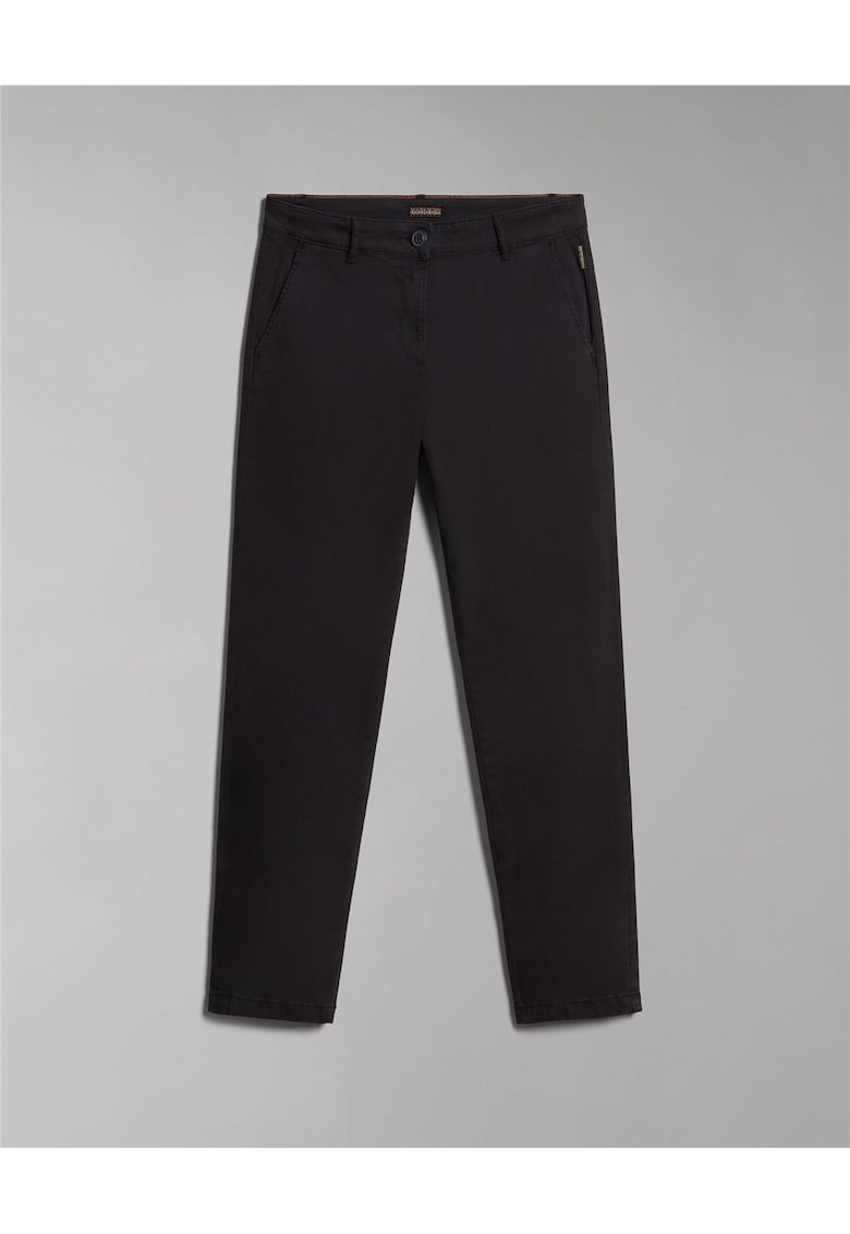 Pantaloni slim fit din bumbac Meridian -