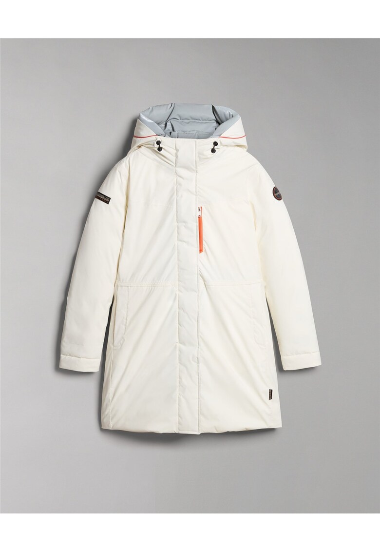 Geaca matlasata cu gluga si talie ajustabila Thermo Puffer -