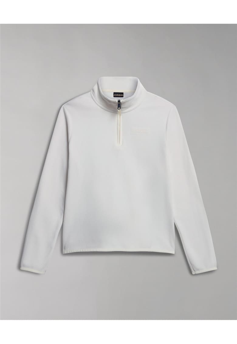 Bluza fleece cu fenta cu fermoar -
