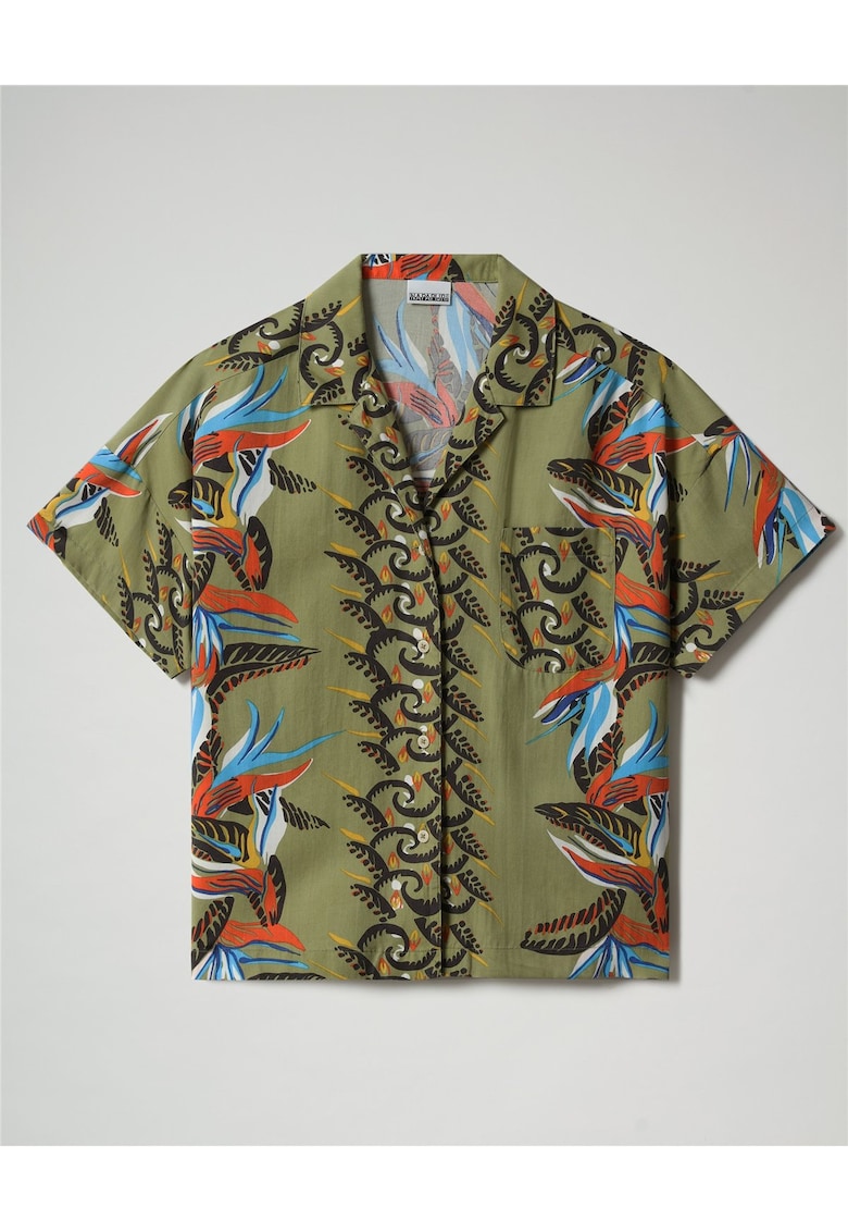 Camasa cu maneca scurta si imprimeu Gelor