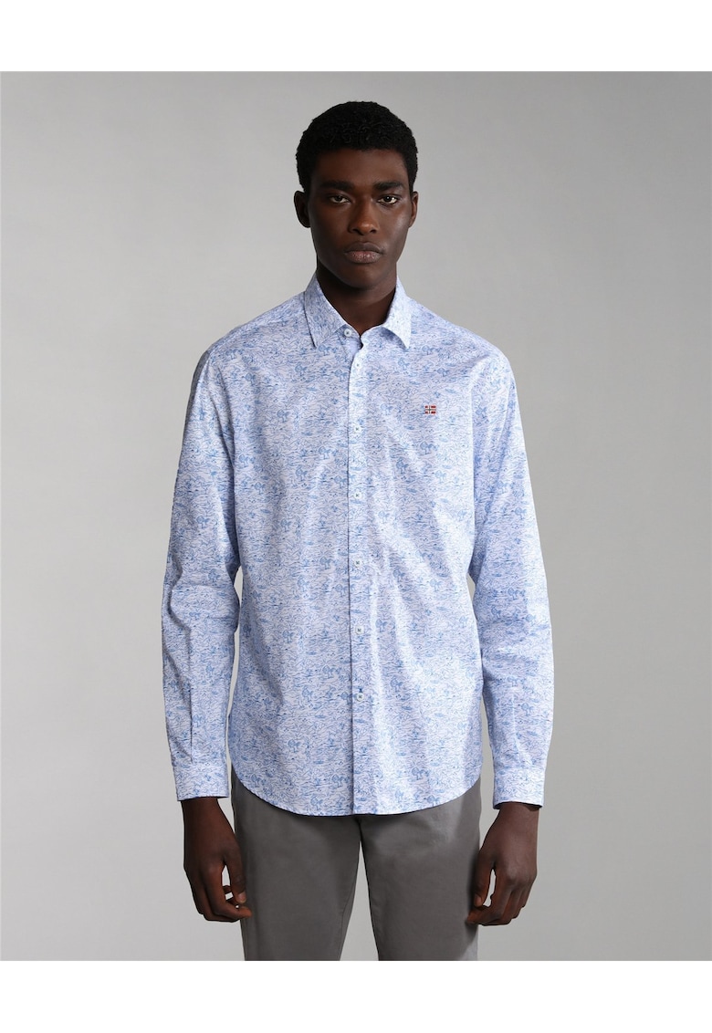 Camasa din bumbac cu maneca lunga Courma -