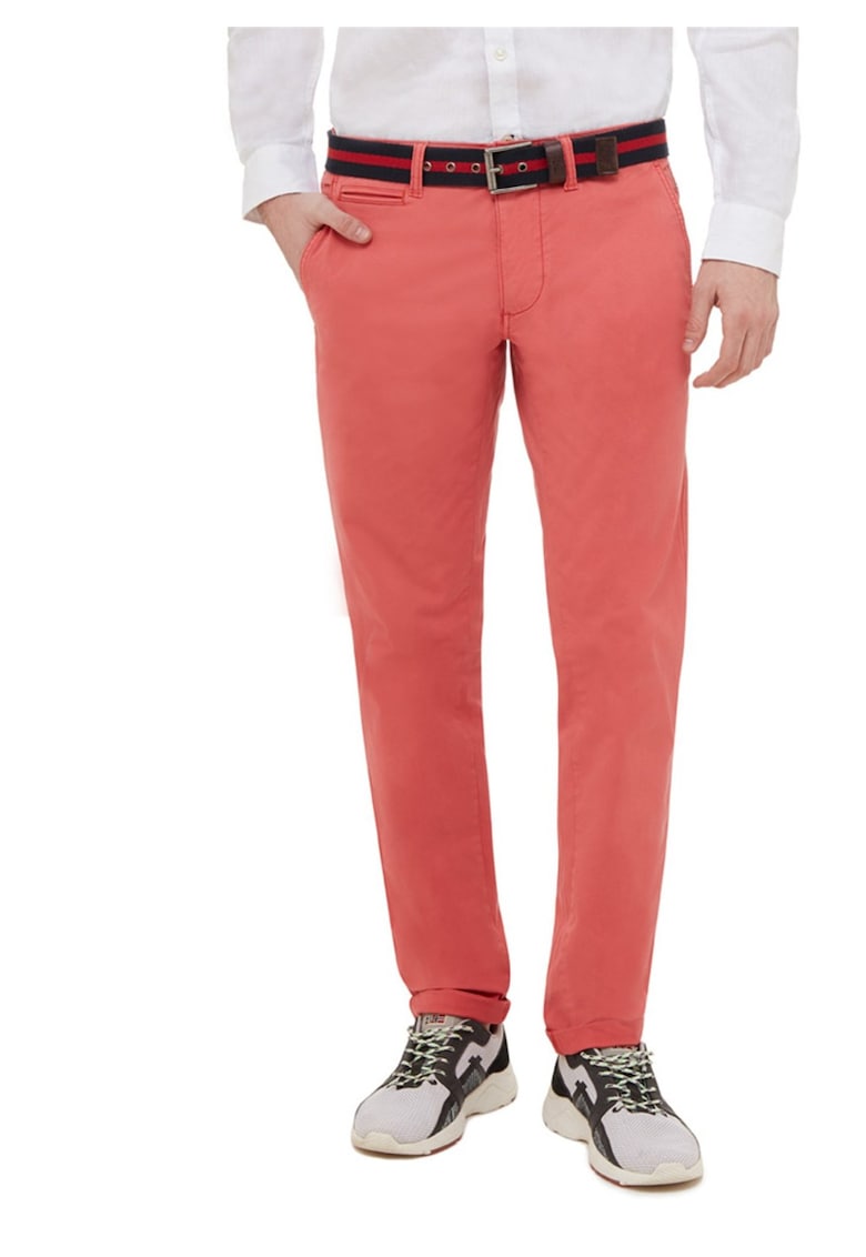 Pantaloni chino cu talie medie Mana