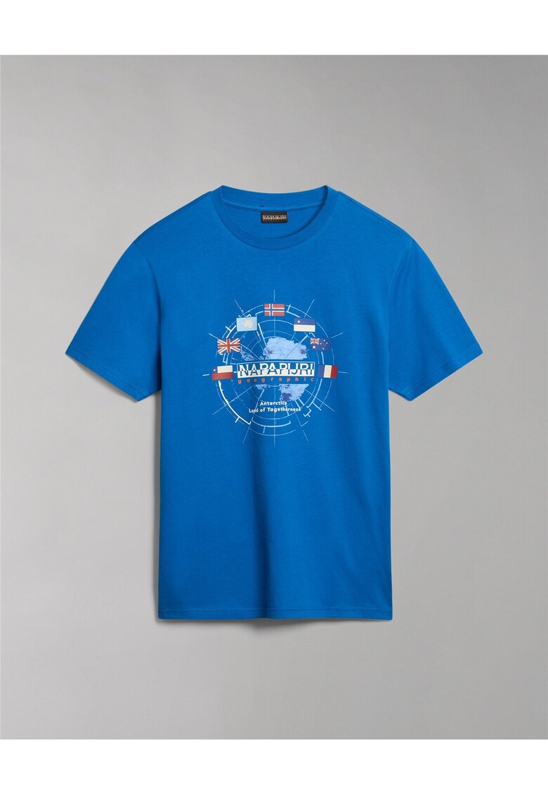 Tricou cu logo si imprimeu grafic Gorfou -