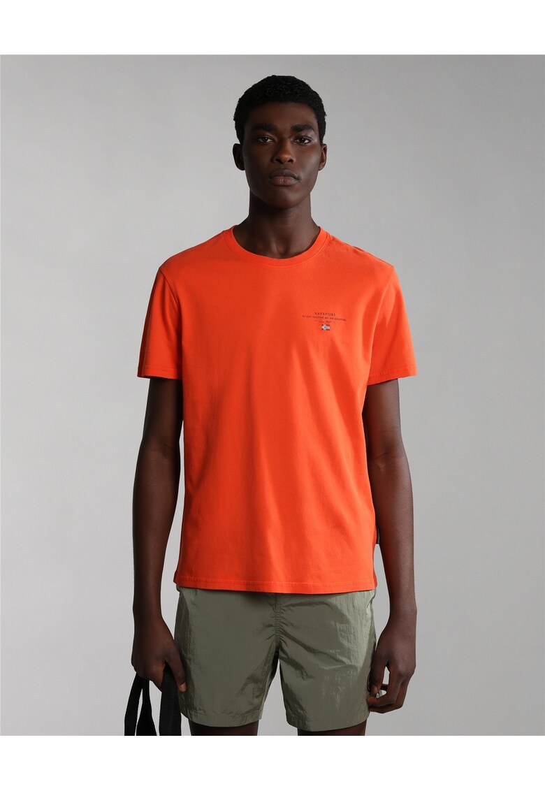 Tricou cu decolteu la baza gatului Selbas -