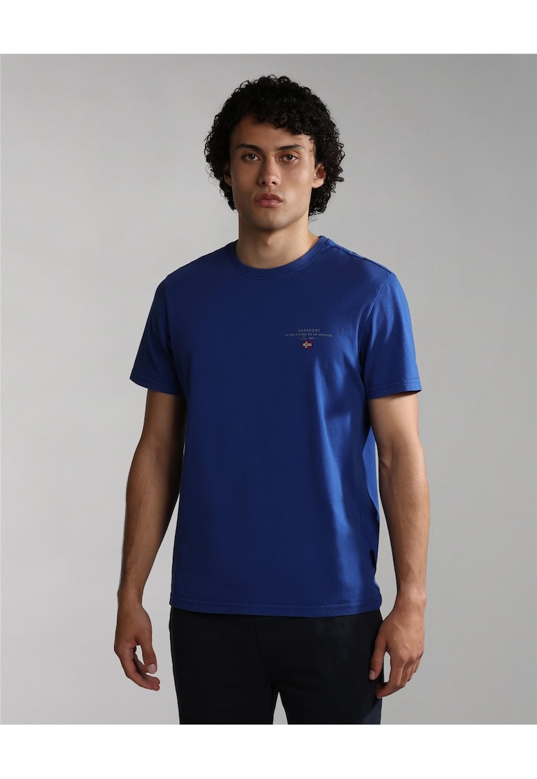 Tricou din bumbac cu detaliu logo Selbas -