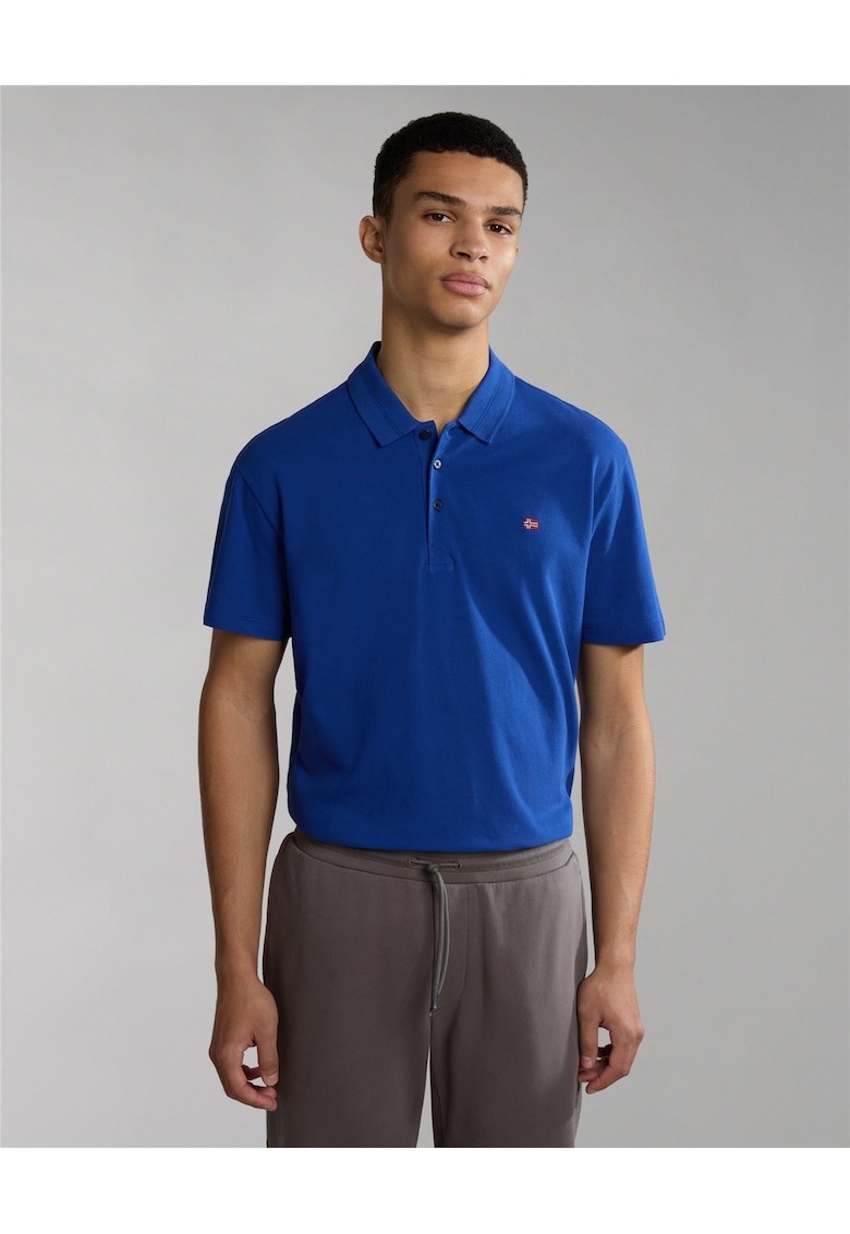 Tricou polo din bumbac Ealis -