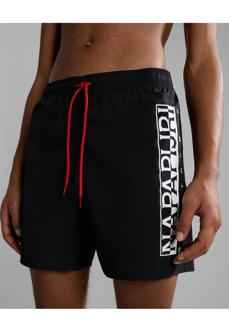 Pantaloni scurti de baie cu imprimeu logo