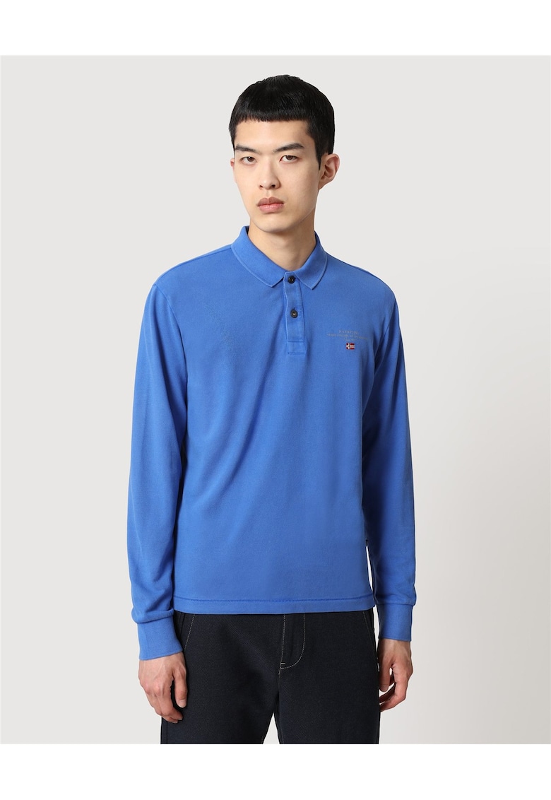 Bluza polo din bumbac organic Elbas -