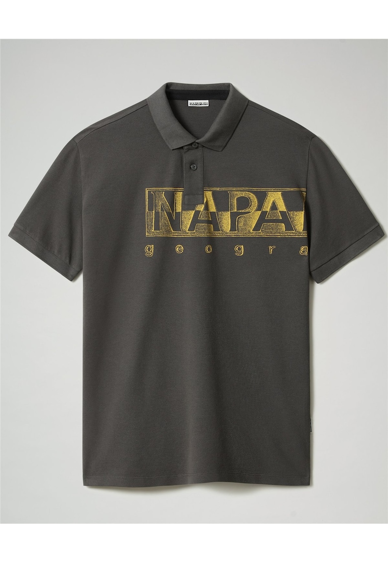 Tricou polo cu logo supradimensionat Eallar