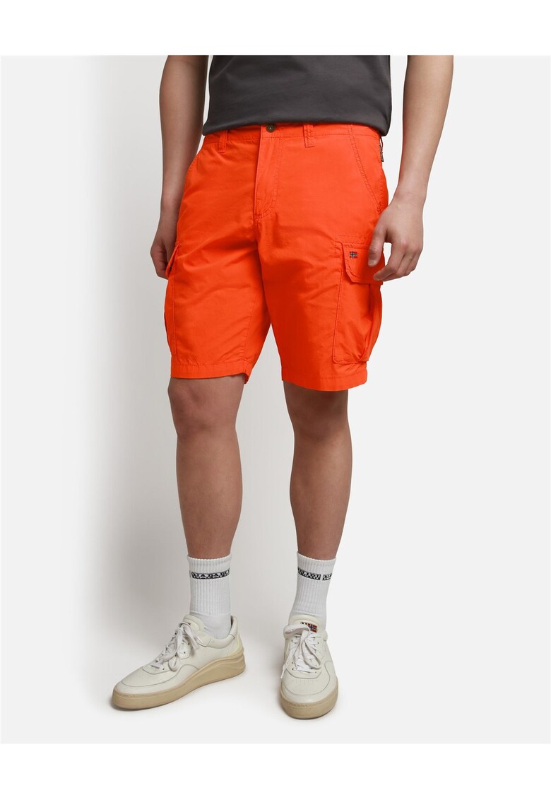 Noto pantaloni cargo scurti din bumbac