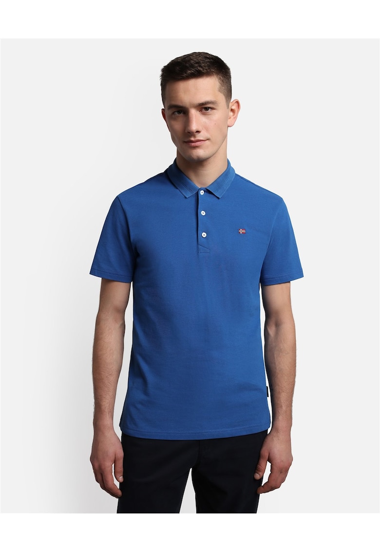 Tricou Polo din bumbac Ealis -