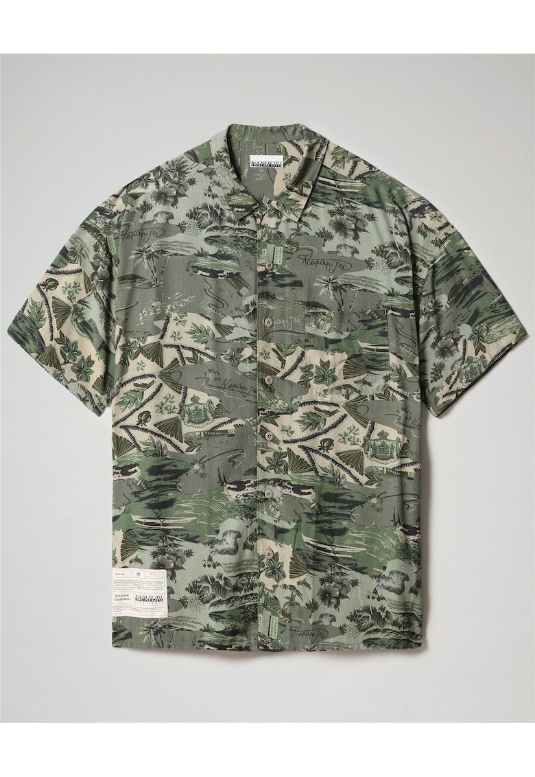 Camasa lejera cu imprimeu Maui