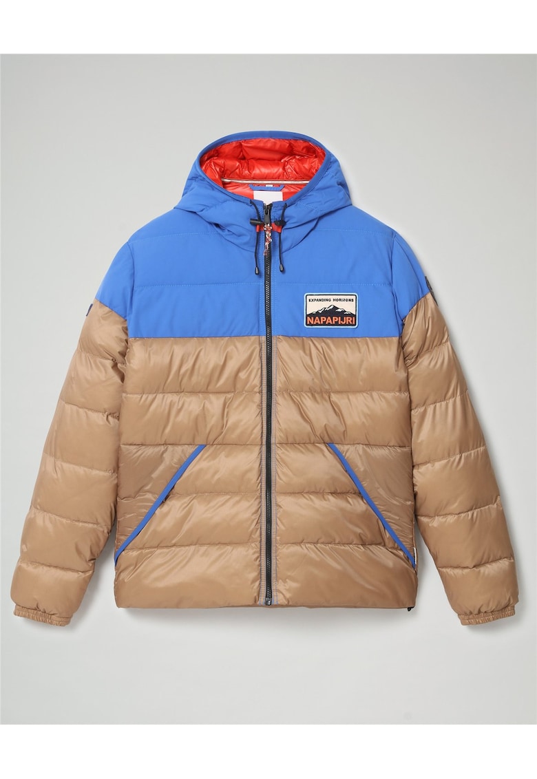 Geaca cu gluga color block Ater