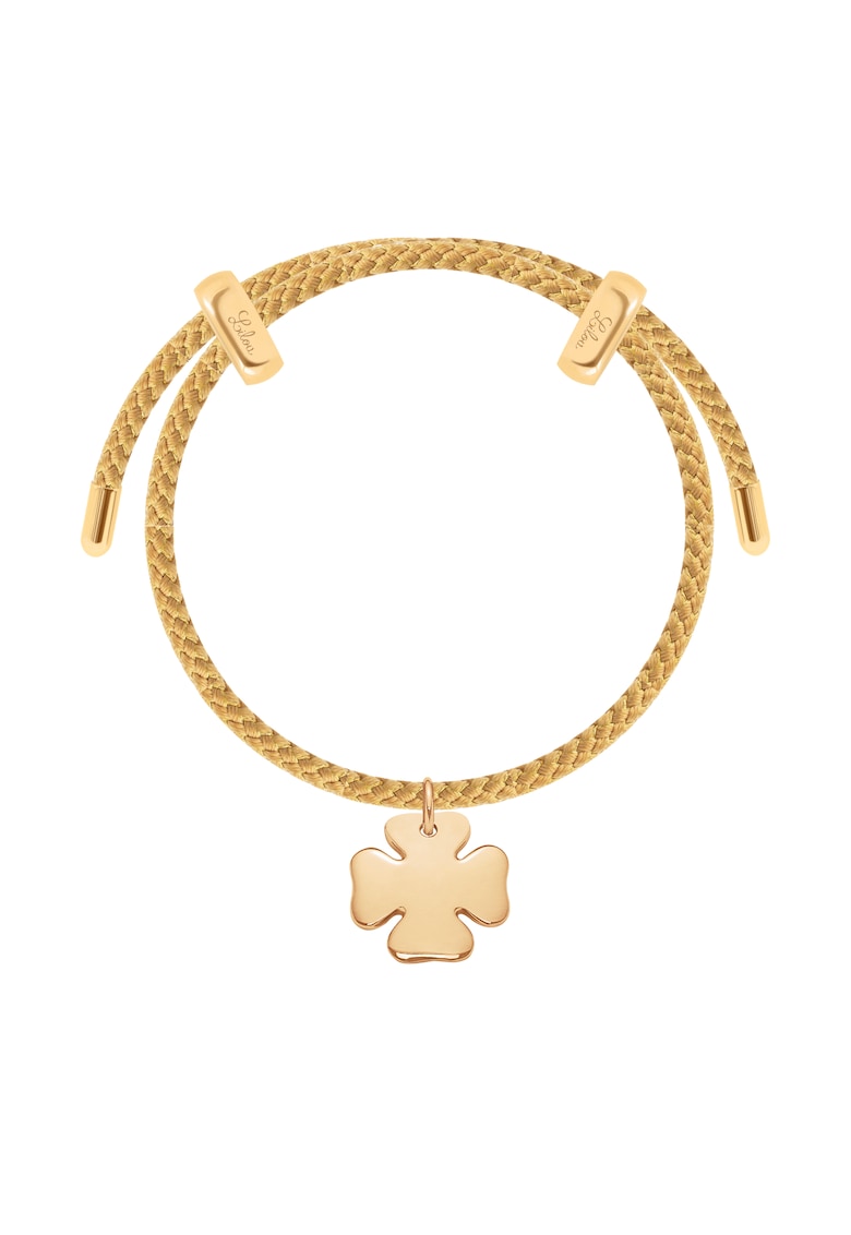 Bratara Liana cu talisman trifoi - placat cu aur de 18K