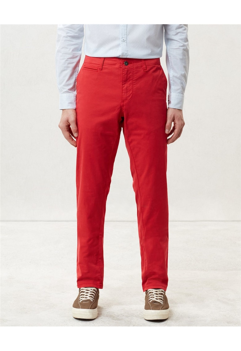 Pantaloni chino Mana cu talie medie
