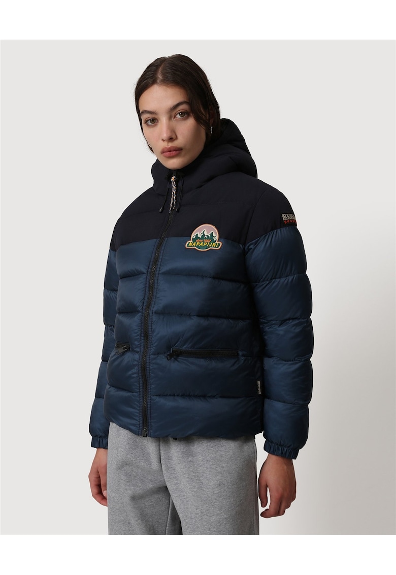 Geaca scurta matlasata cu logo Alay