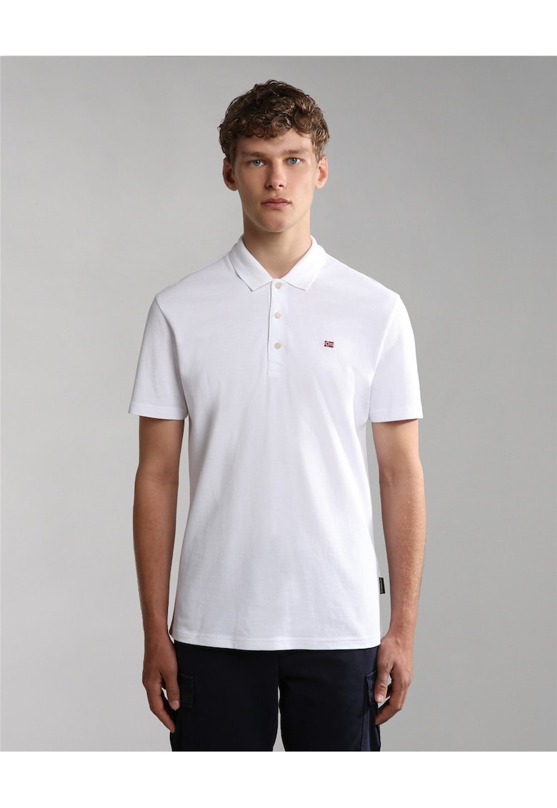 Tricou polo din bumbac Ealis -