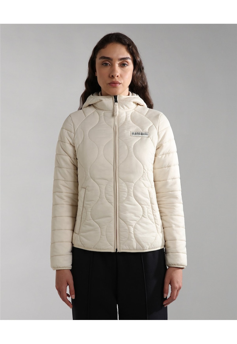 Geaca matlasata cu gluga fixa Morgex -