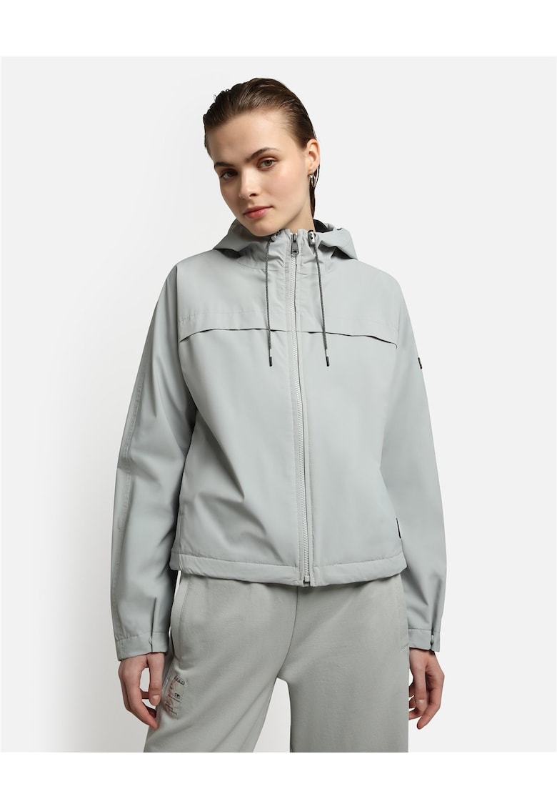 Jacheta softshell cu gluga -