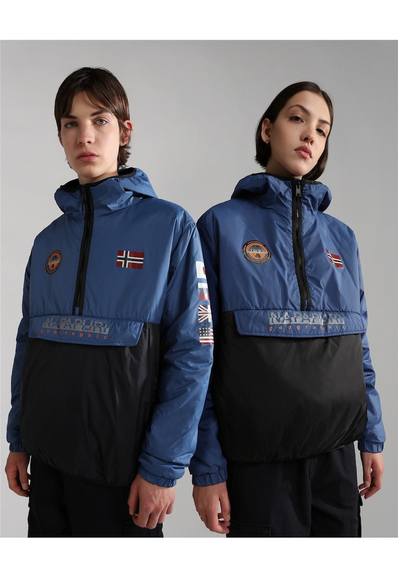 Jacheta cu imprimeu logo circulara -