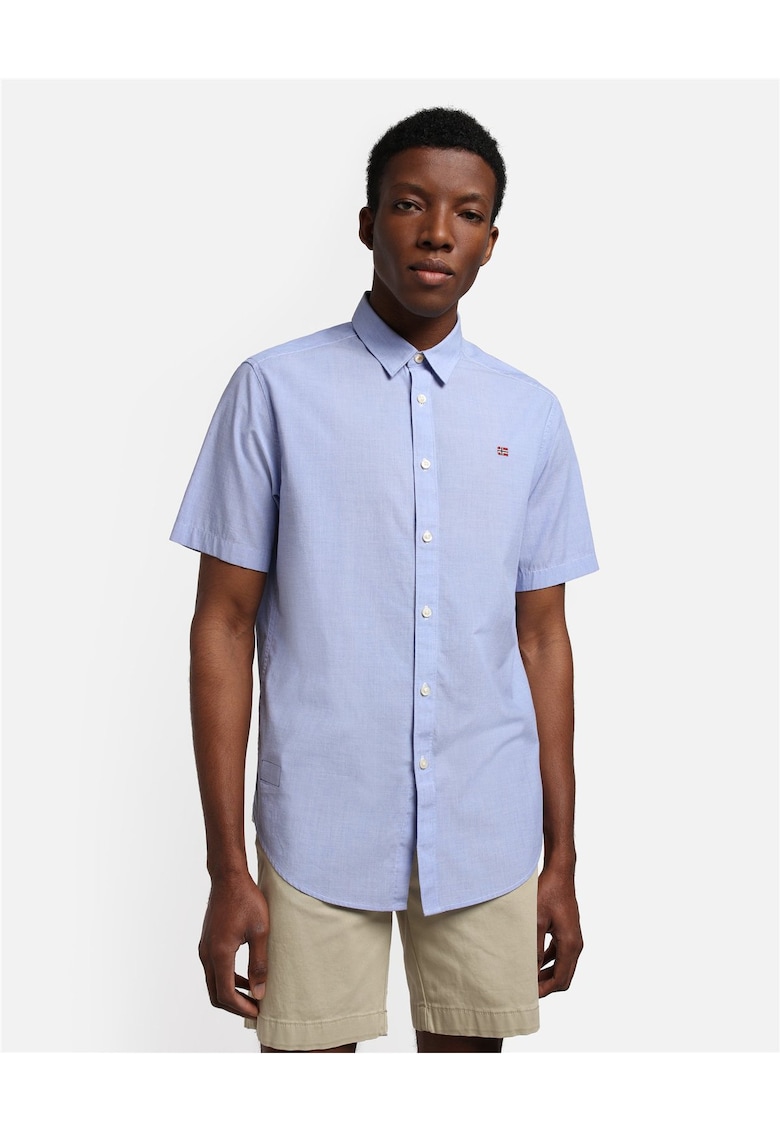 Camasa slim fit cu maneca scurta Graie -