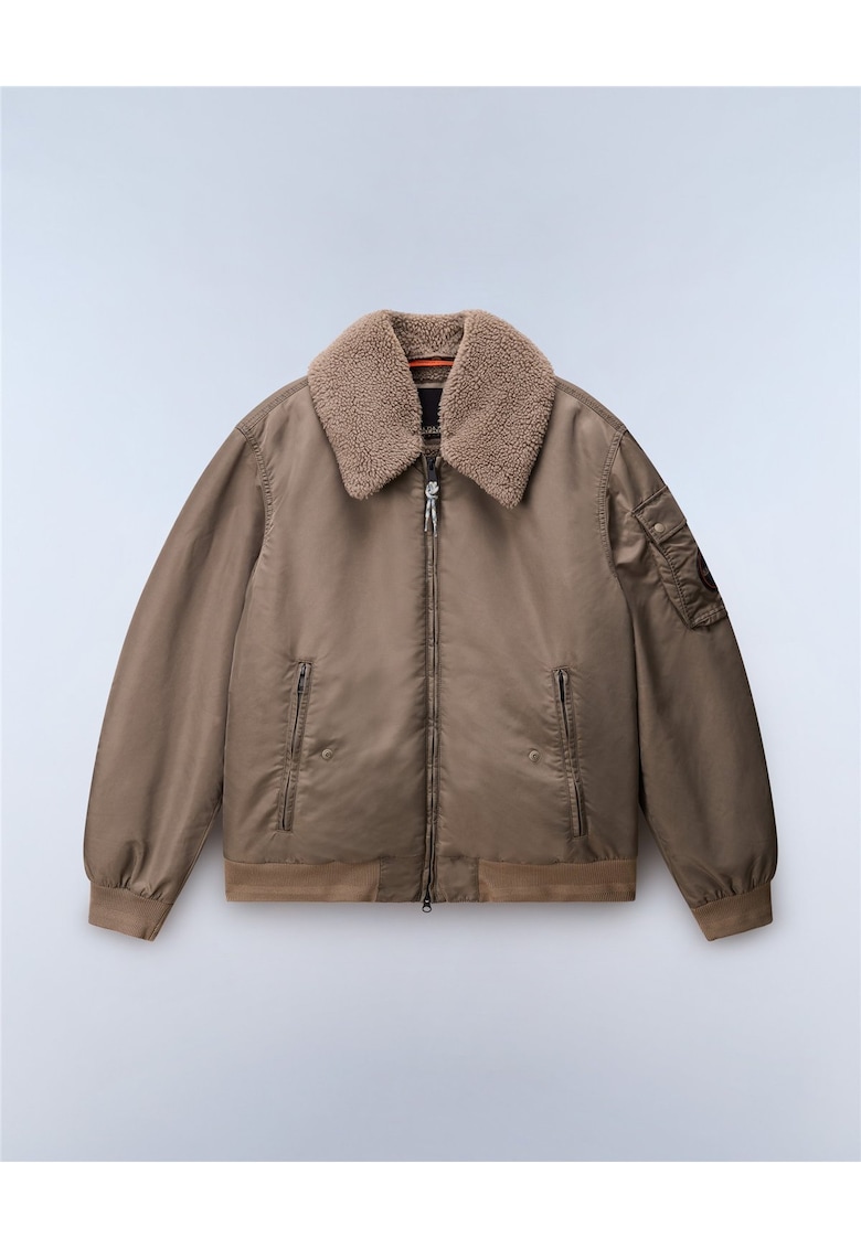 Geaca bomber Nemes Micro Curly -