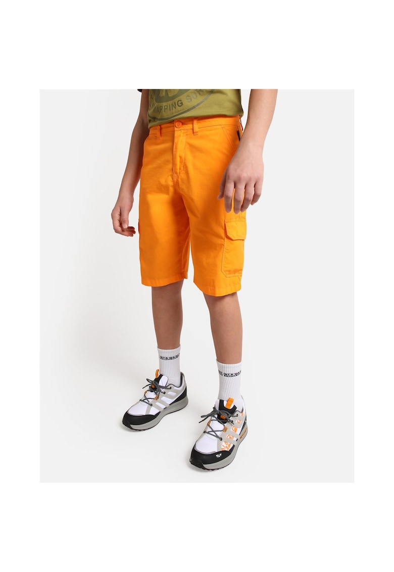 Pantaloni scurti cargo cu buzunare -