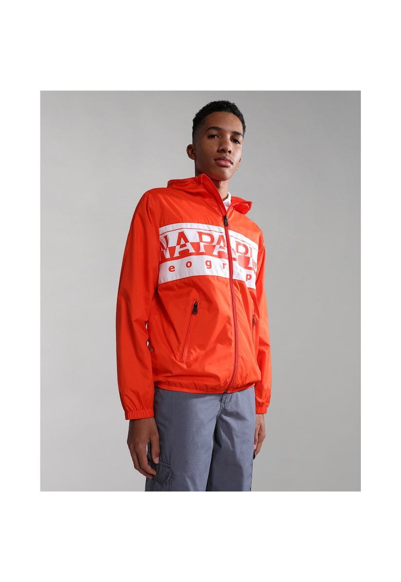 Jacheta scurta cu logo imprimat Baltra -