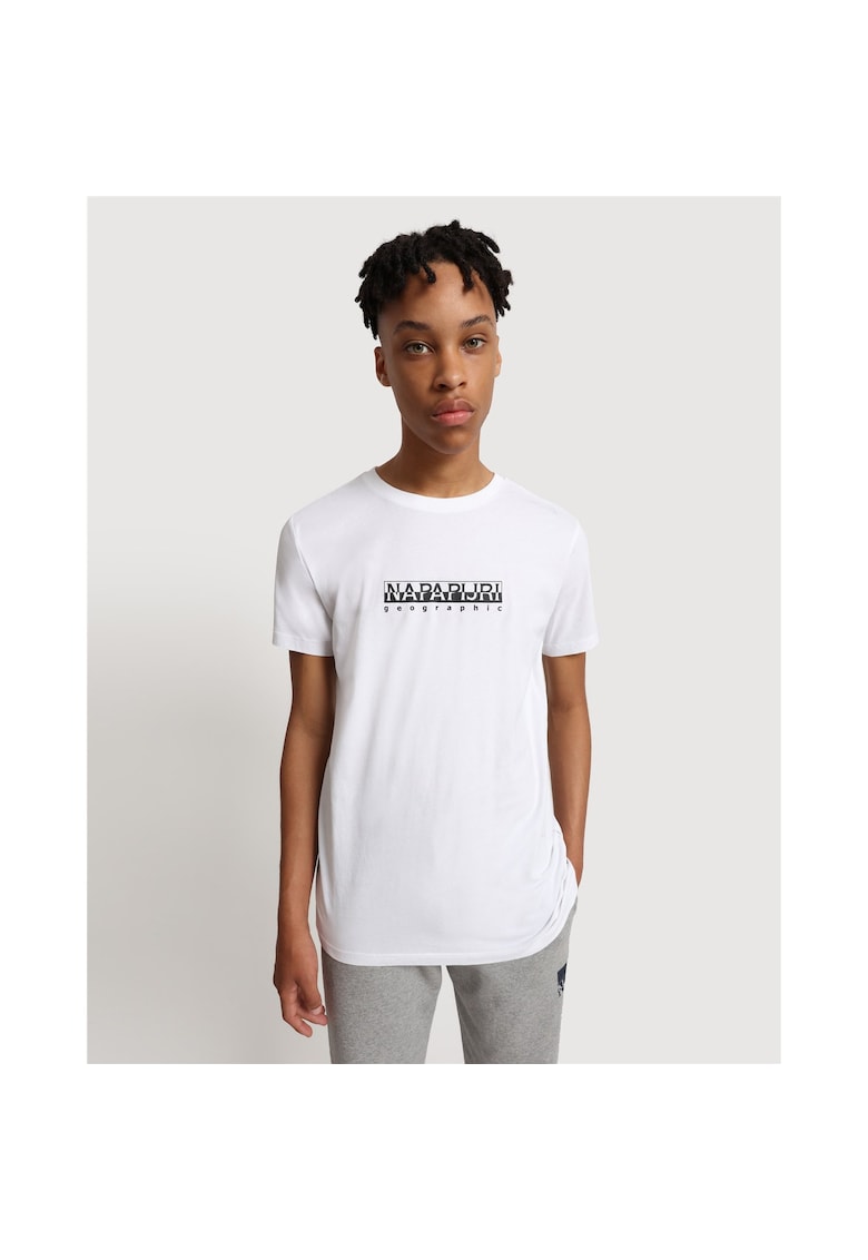 Tricou cu logo din bumbac organic -