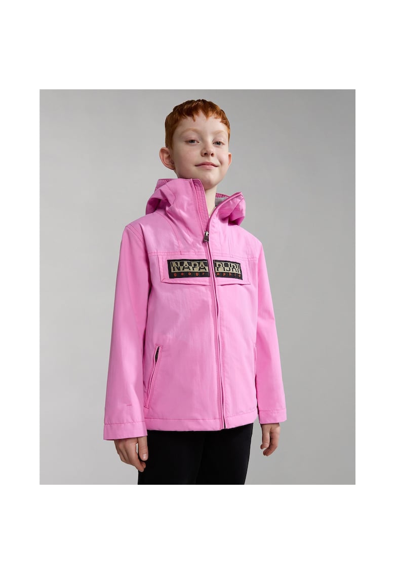 Jacheta cu gluga si fermoar Rainforest -