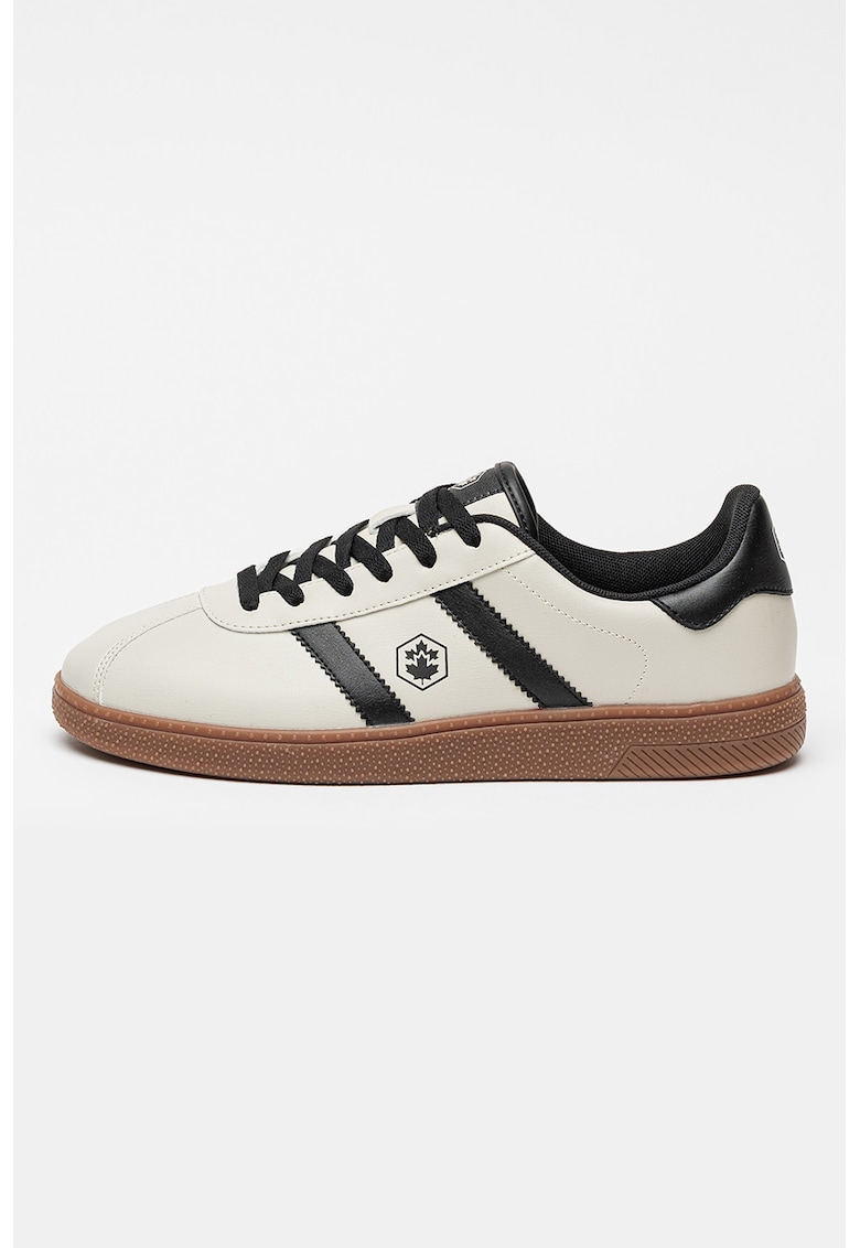 Pantofi sport low cut cu detalii contrastante Frosty - Negru/Crem