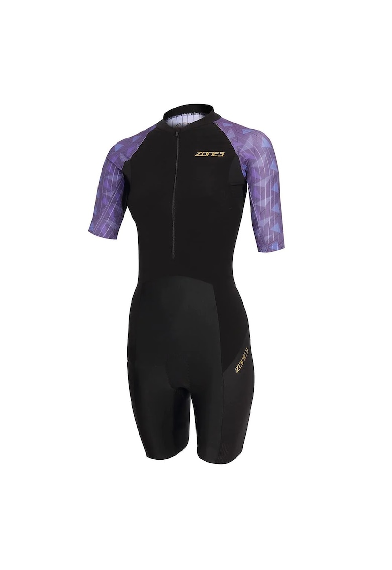 Costum triatlon dama Lava - Negru/Mov