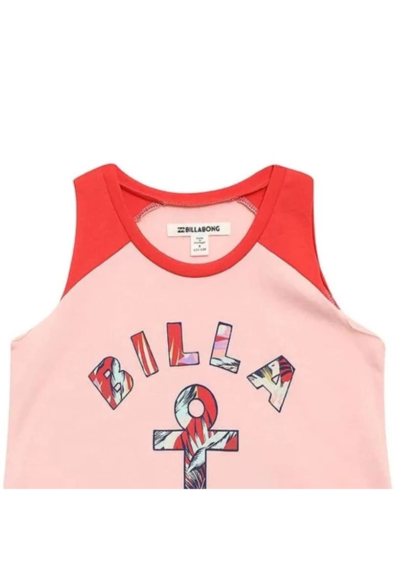 Tricou fara maneci cu imprimeu grafic -