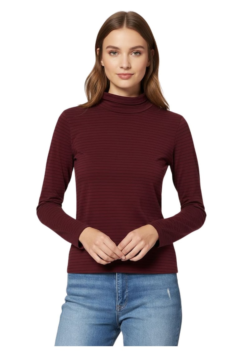 Bluza uni cu guler mediu -