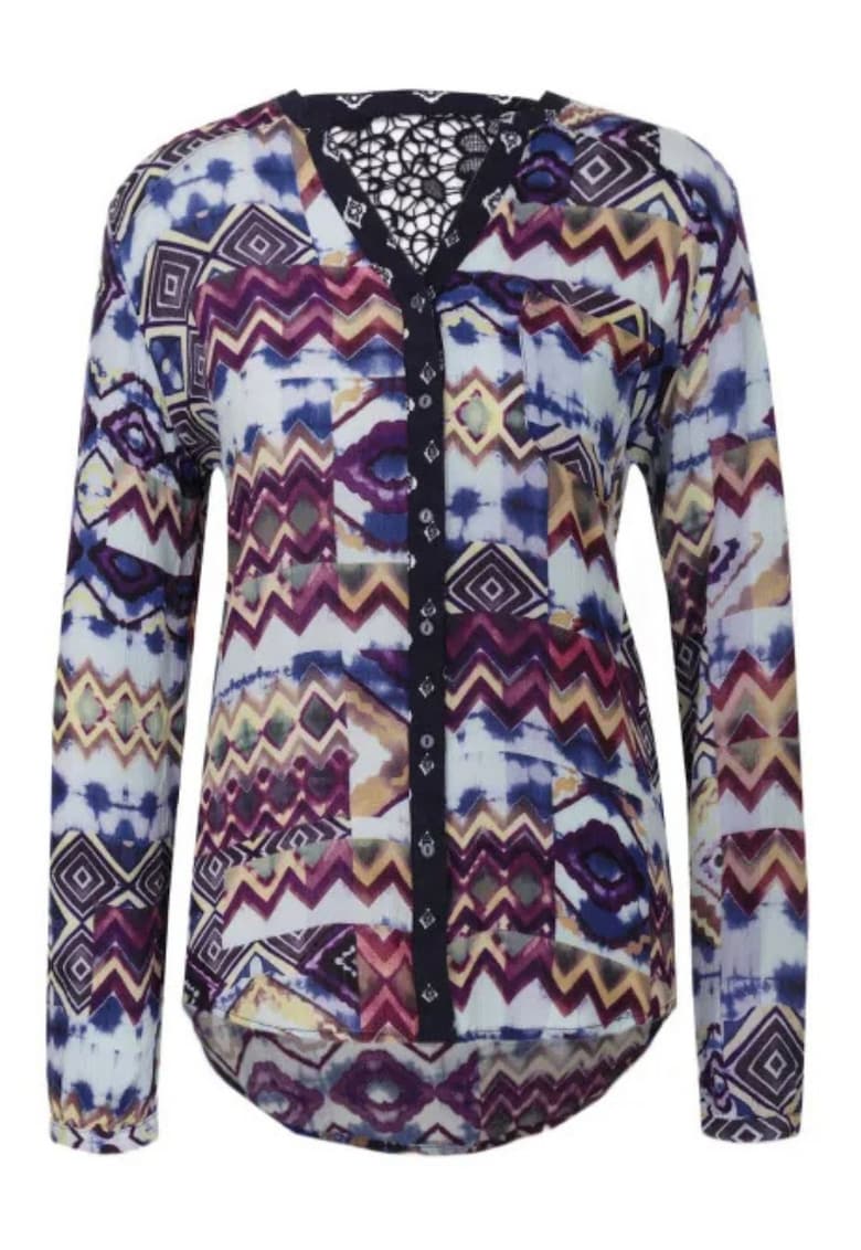 Camasa tunica cu model abstract -