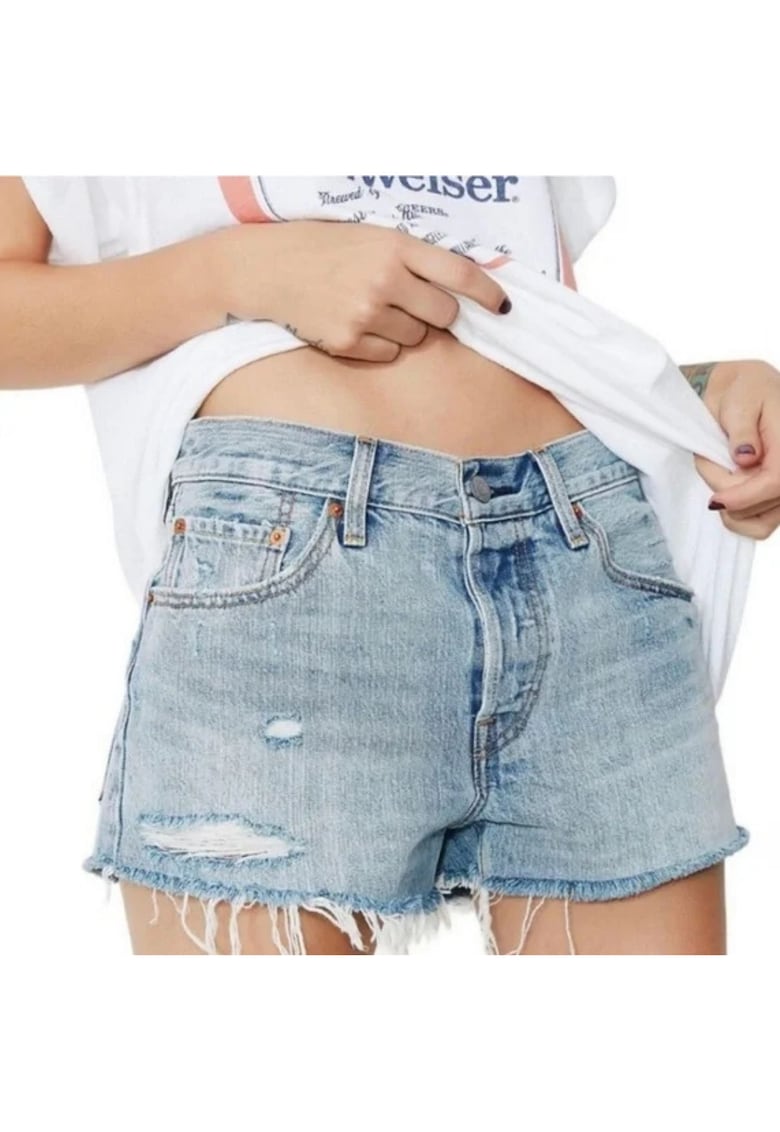 Pantaloni scurti din denim -