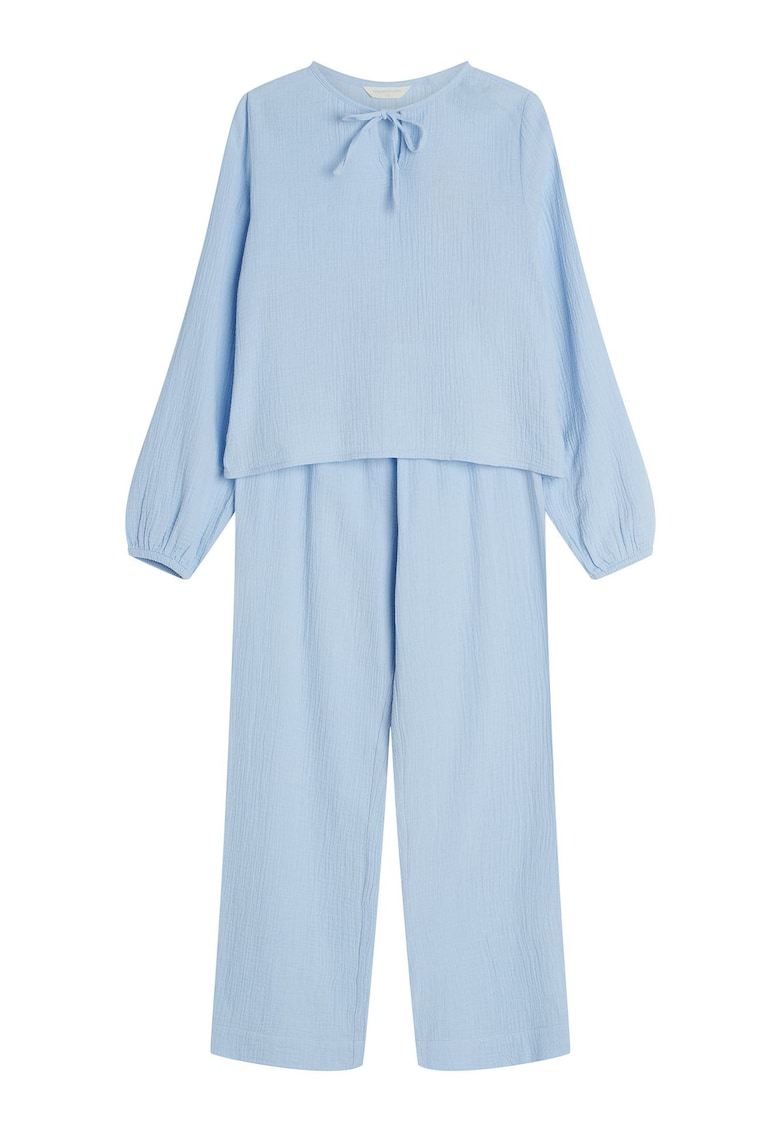 Pijama dama - confort - albastru deschis - Eleni - Uni
