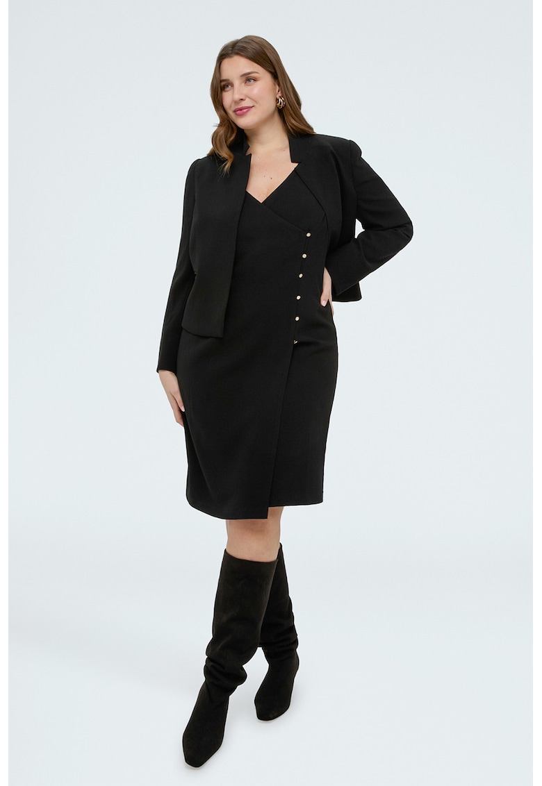 Sacou crop uni - Negru