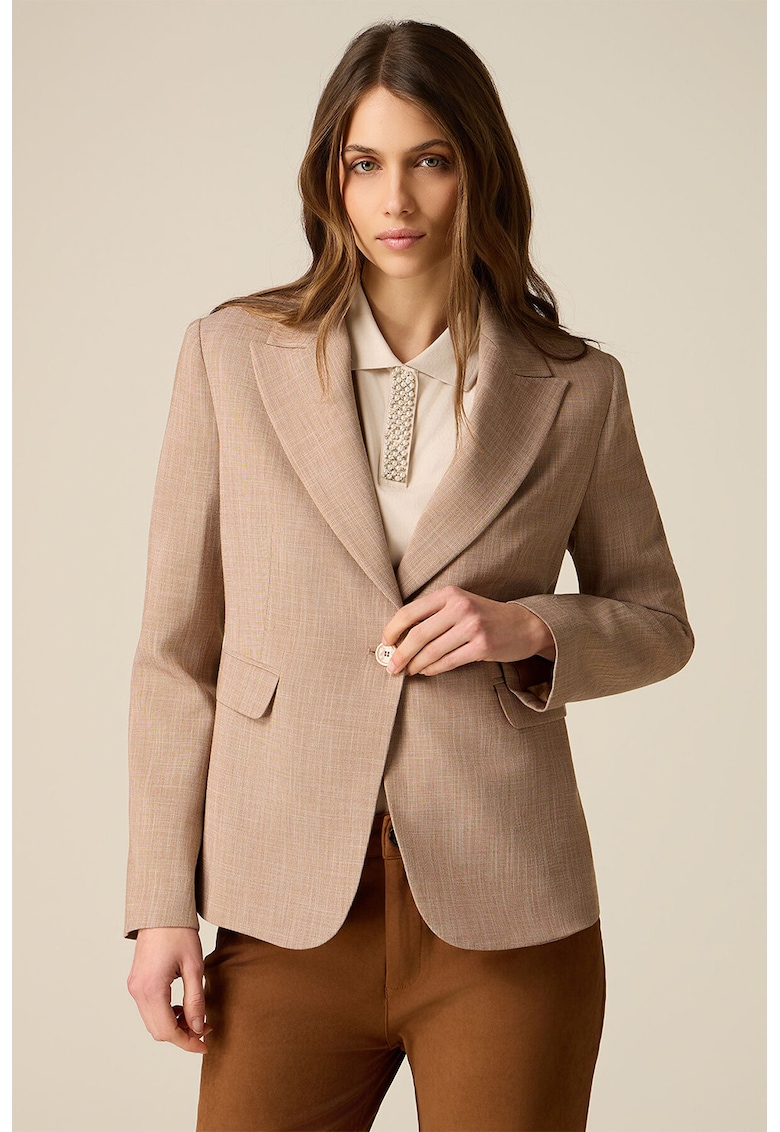 Sacou regular fit - Maro nisip