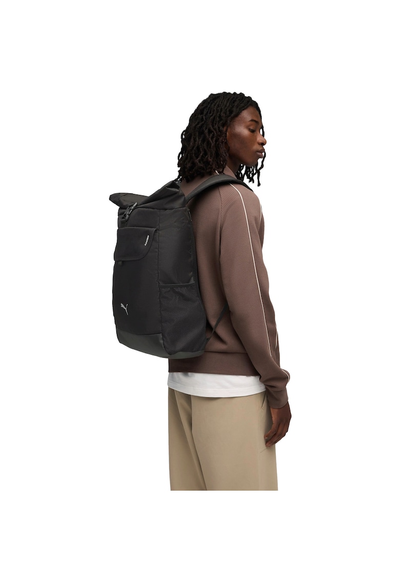 Rucsac unisex tech Roll Top Backpack 26L - Negru