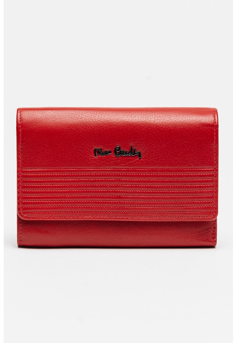 Portofel pliabil de piele Tilak - Rosu cireasa