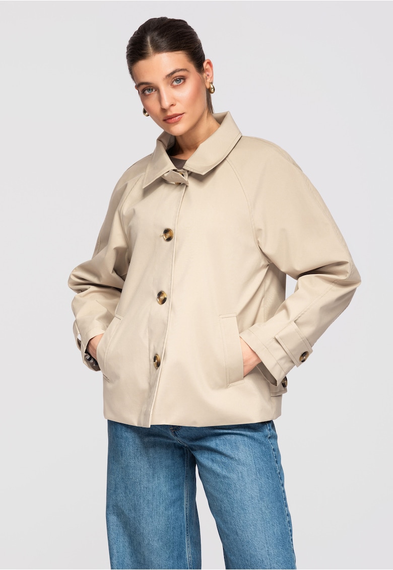 Palton de tranzitie OW-COLC-0118 - Bej