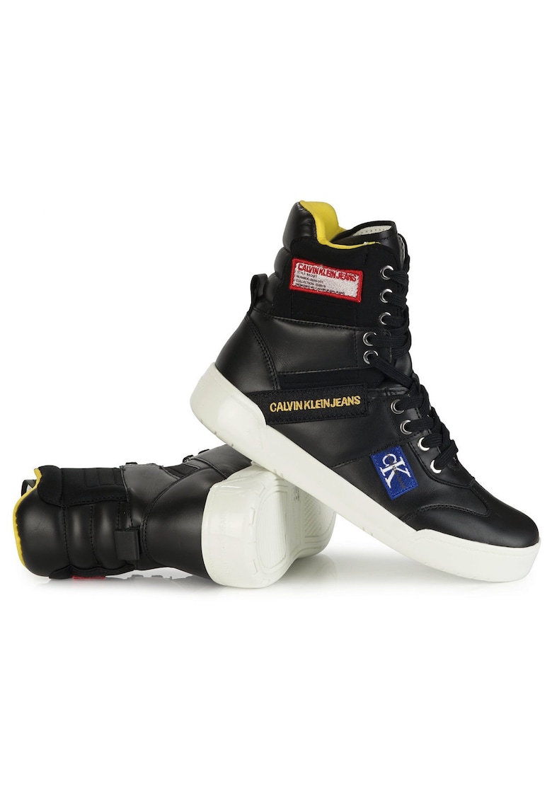 Pantofi sport inalti din piele