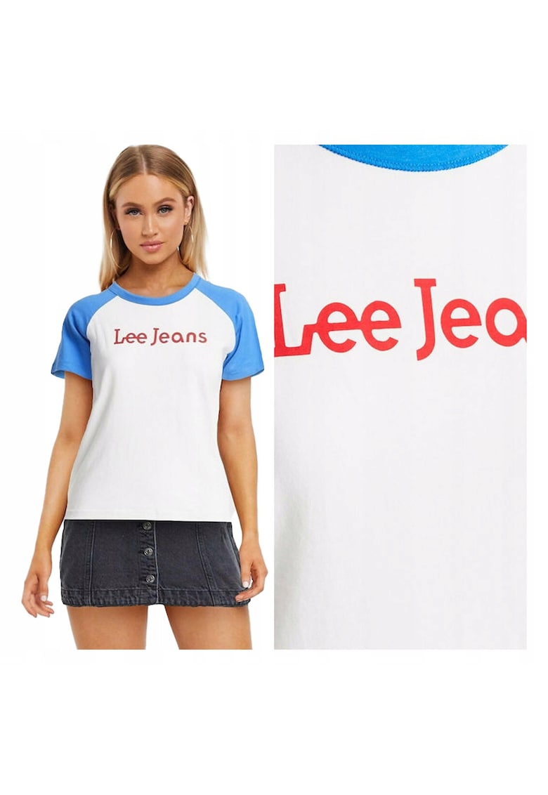 Tricou dama - Raglan - bumbac - mana scurta - S INTL - albastru