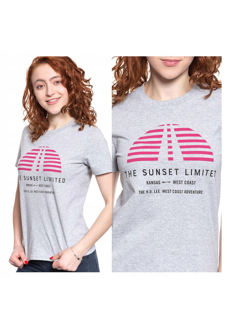 Tricou Dama - Sunset Tee - Gri -