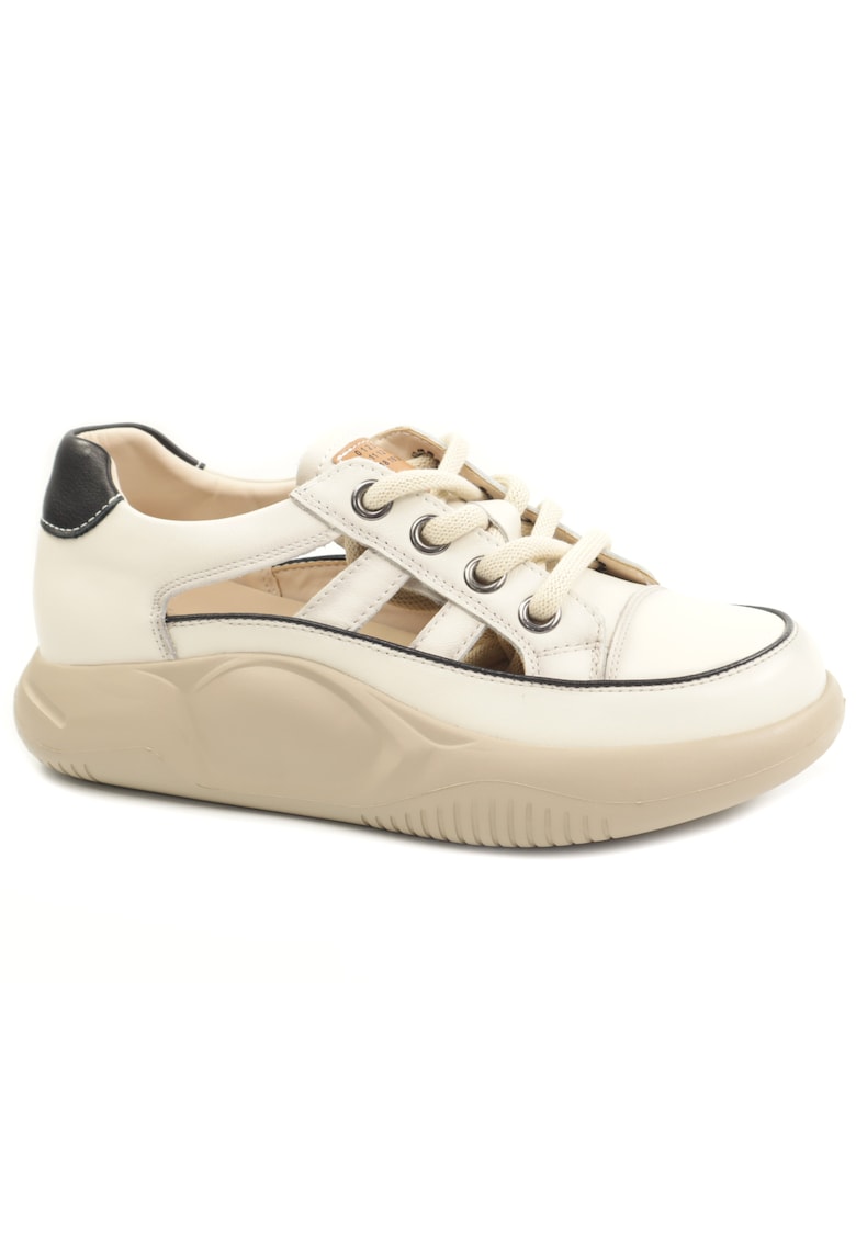 Pantofi dama decupati 68883 - Bej