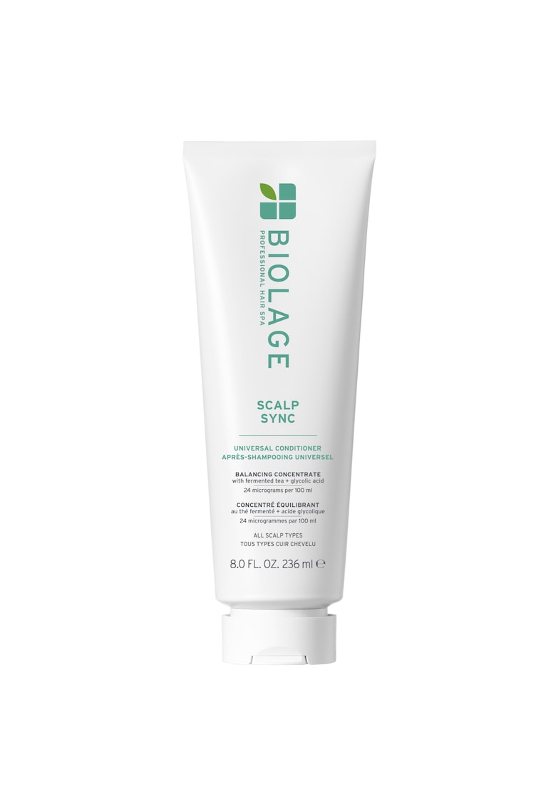 Balsam Scalp Sync Universal Conditioner cu acid glicolic si extract de ceai fermentat - pentru toate tipurile de scalp - 236ml