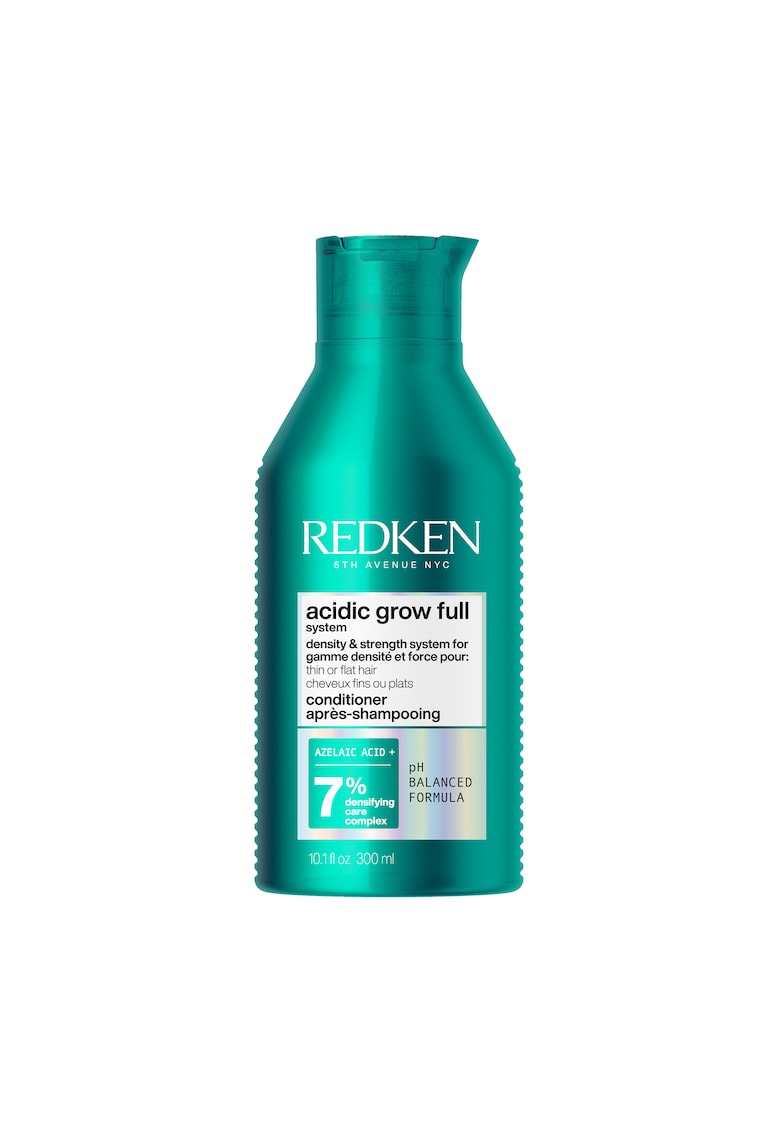 Balsam Acidic Grow Full System cu acid Azelaic - Cafeină si Probiotice - pentru densificarea si fortifierea parului fin - predispus la rupere - 300ml