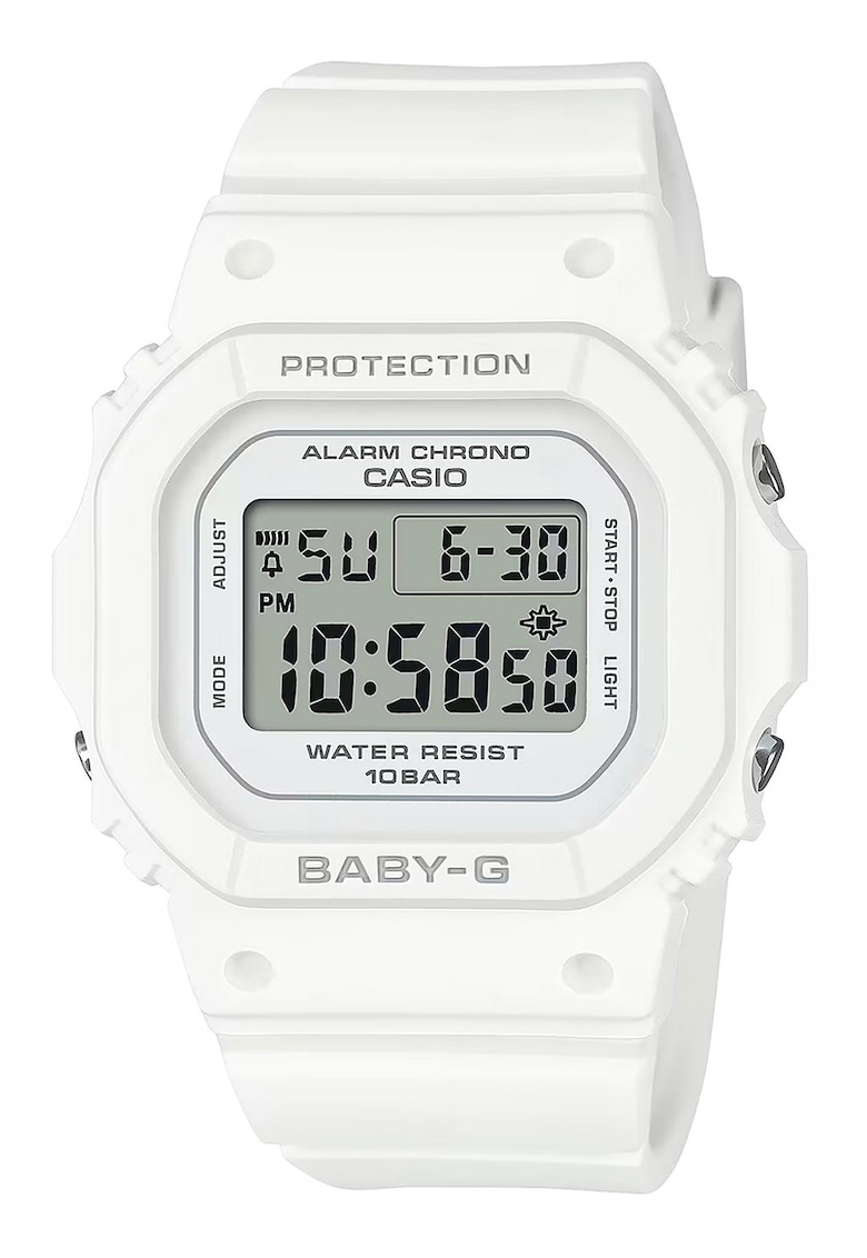 Ceas unisex digital Baby-G - Alb