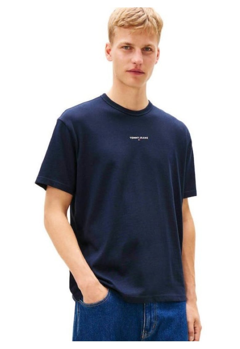 Tricou barbati TJM RLX LINEAR LOGO TEE EXT - Bumbac - Albastru - Albastru